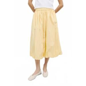 NEW ALL : ROW bella midi skirt in yellow